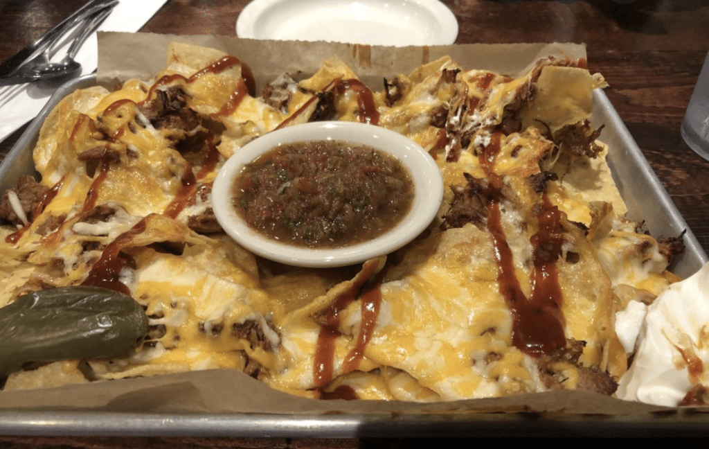 BBQ nachos